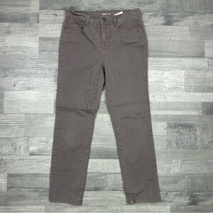 Style & Co Denim Taupe Slim Leg Pants
